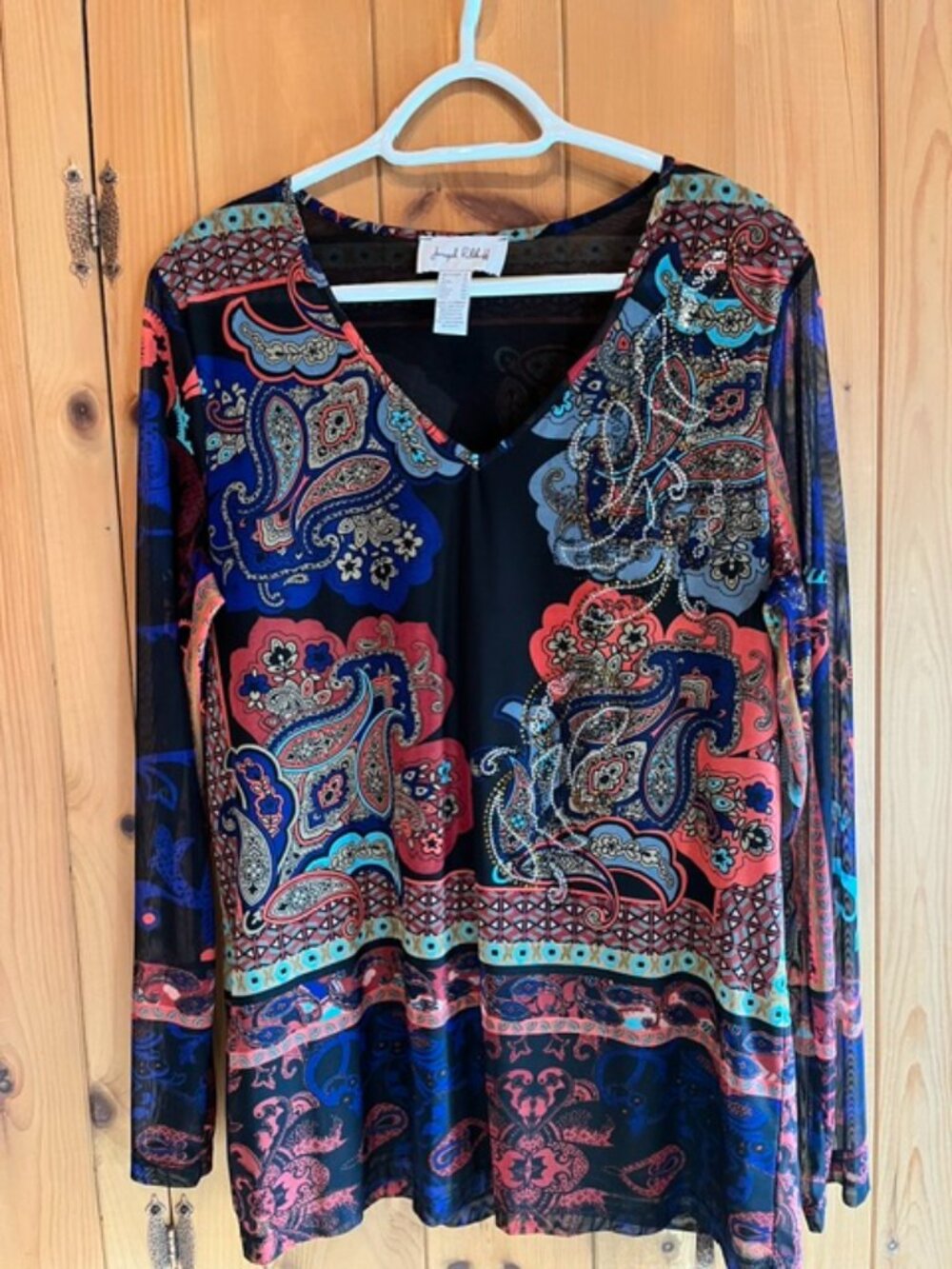 Josef Ribkoff Paisley top.